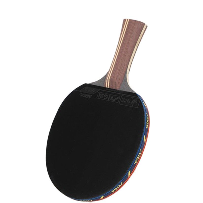 Raqueta de tenis de mesa STIGA Xuxin Dynasty, ensamblada con granos de doble cara en Goma, murciélago de Ping Pong Hanlde acampanado