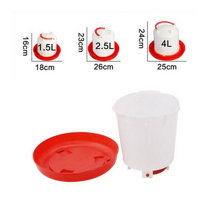 Bebedero automático de plástico para pollos, tazas para beber agua, fácil, , 1 Uds.