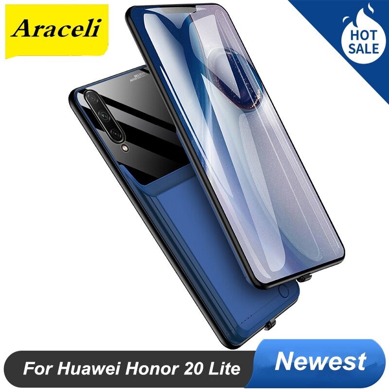 Voor Huawei Honor 20 Lite Power Case Araceli 10000 Mah Telefoon Batterij Lader Case Power Bank Voor Honor 20 Lite batterij Case