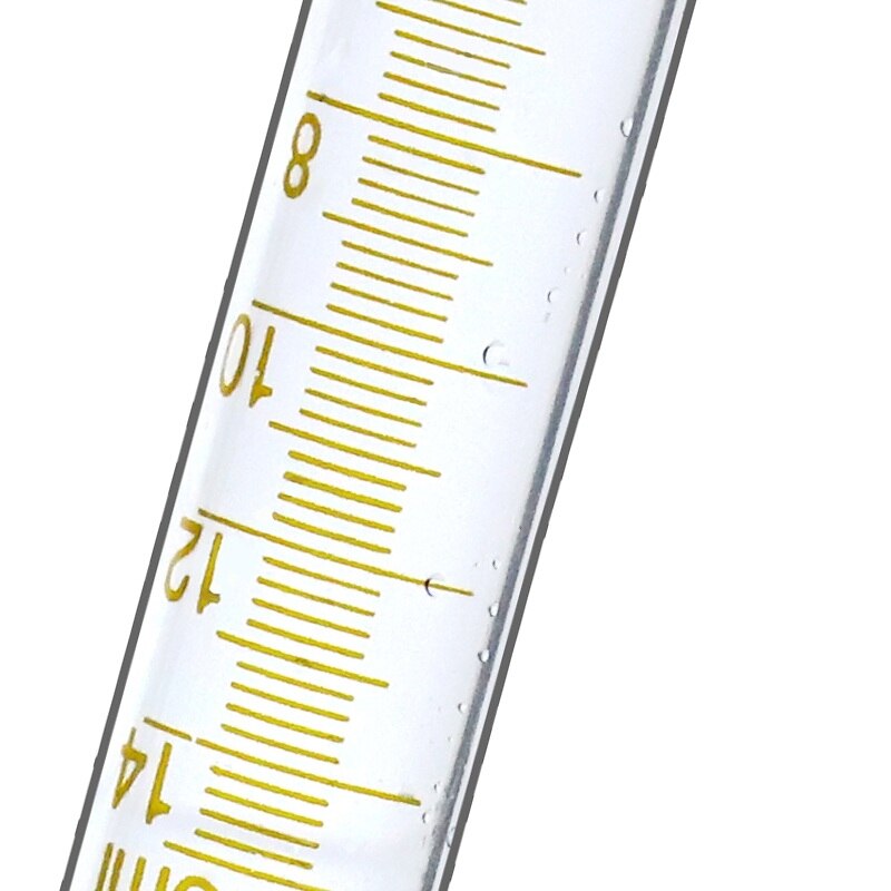 Glass Centrifuge Tube 25 ml Glass Test Tubes With Screw Cap &amp; Scale Resistant High Temperature Tube Diameter 18 mm / 25 mm 5/PK