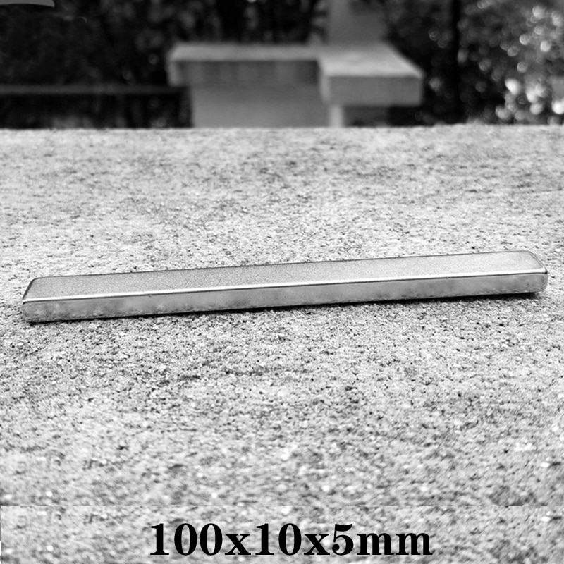 1~10Stck 100x10x5 mm mächtig Block Magnete 100mmX10mm N35 Super Neodymium Magnet 100x10x5mm dauerhaft NdFeB Magnete 100*10*5 mm