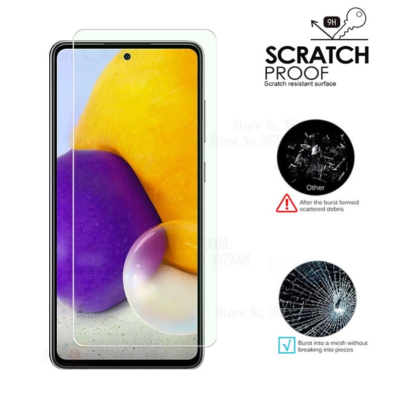 3Pcs Glas Voor Samsung Galaxy A72 Case Voor Samsun Glas Voor Samsung A72 Een 72 72a Bril Samsunga72 telefoon Cover Film 6.5''