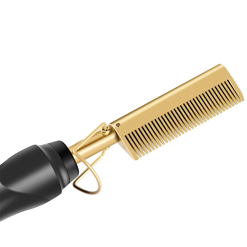 Fer à lisser multifonction, fer plat, peigne, fer à friser électrique, coiffure humide/sec, boucleur, brosse