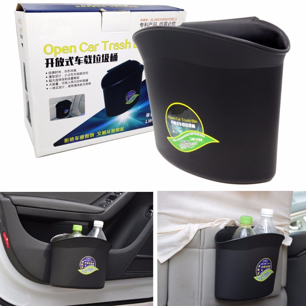 Travel Garden Car Trash Can Bin Rubbish Garbage Holder Tool Big Size 2L Storage Garbage Box Dust Organizer Gadgets ZM56