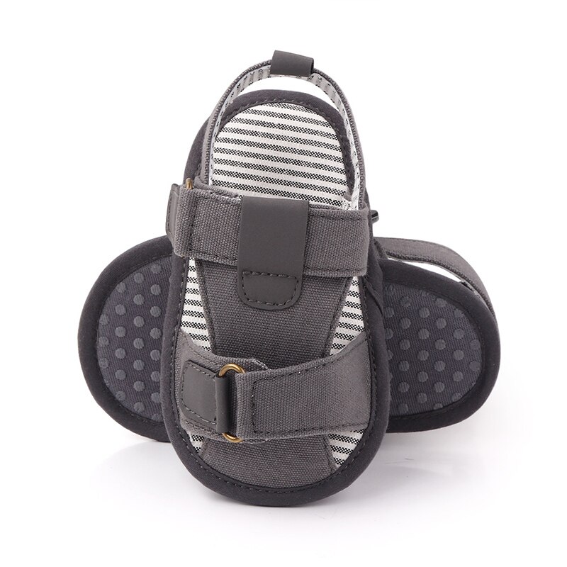 Canvas Baby Sandalen Katoen Non-Slip Zachte Zolen Pasgeboren Peuter Zomer Schoenen Jongen Meisje Eerste Wandelaars Sandalen