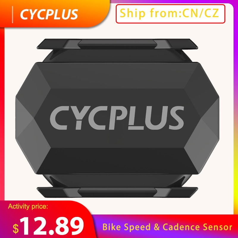 Bike Speed/Cadence Sensor 2-in-1 Sensor Wireless ANT+ BT for iOS Android Bike Bicycle Computer Fitness Tracker Speedometer