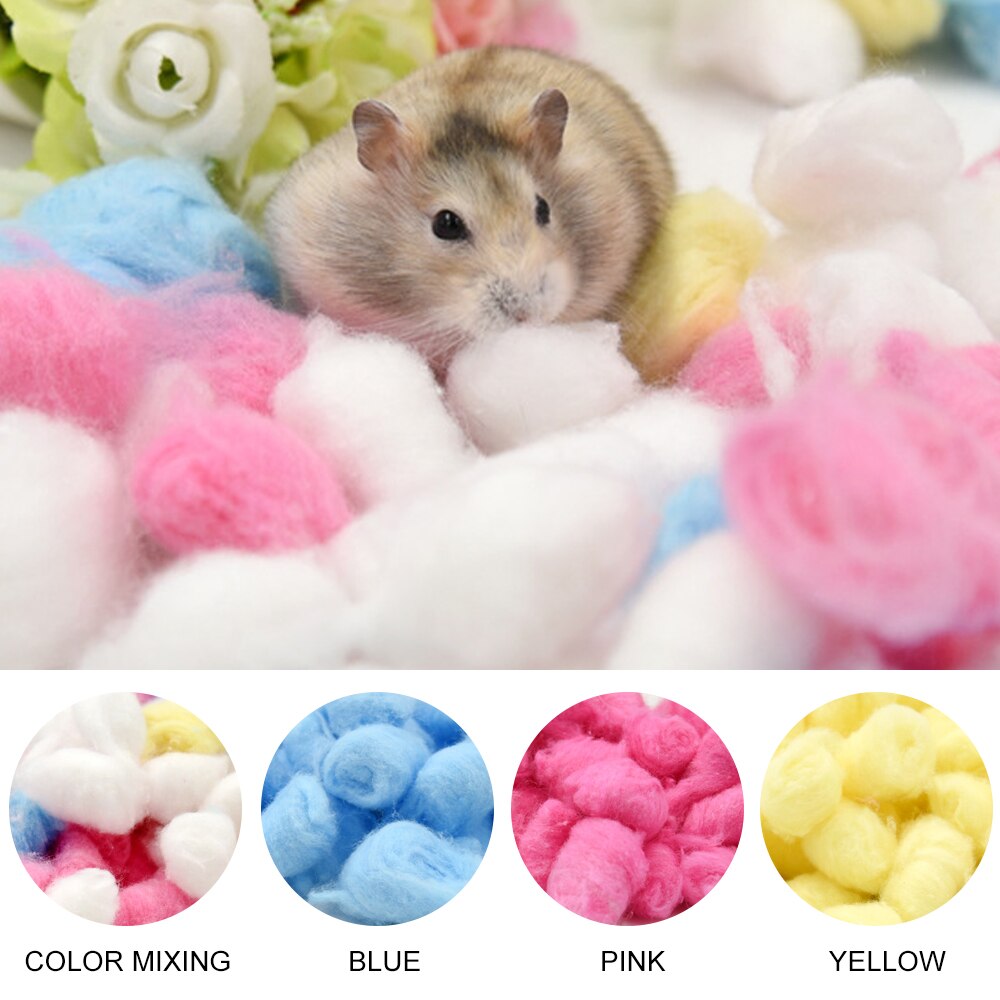 Ziylco kjæledyr seng hamster lite dyr dårlig sand rom kjæledyr leketøy akryl mus baderom bur kjæledyr boks toalett hamster bur rør: Tilfeldig 100 stk