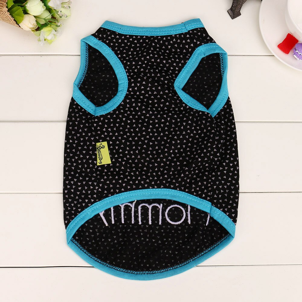 Xs/s/m/l kleine huisdier hondenkleding kostuum vest puppy kattenkleding t-shirt mouwloos mascottes huisdierkleding honden