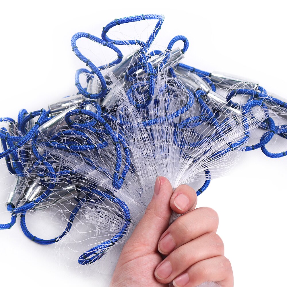 Easy throw Cast Net Diameter 2.4M-7.2M American Style Fishing Net Small Mesh Outdoor Sports Fish Trap Network