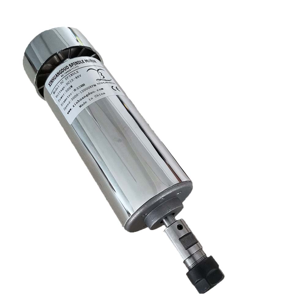 48V 200W/300W/400W/500W Spindel Graveermachine Spindel Motor Air-koeling Spindel Dc Motor Cnc Graveermachine ER11 Of ER16: 500W ER11 Spindle