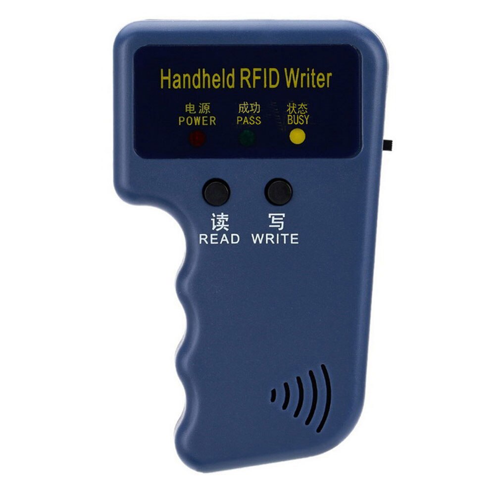 Programador RFID portátil de 125KHz, duplicador, copiadora, escritor, lector, grabador de tarjetas de identificación, clonador y llave para sistema de Control de acceso de puerta: writer