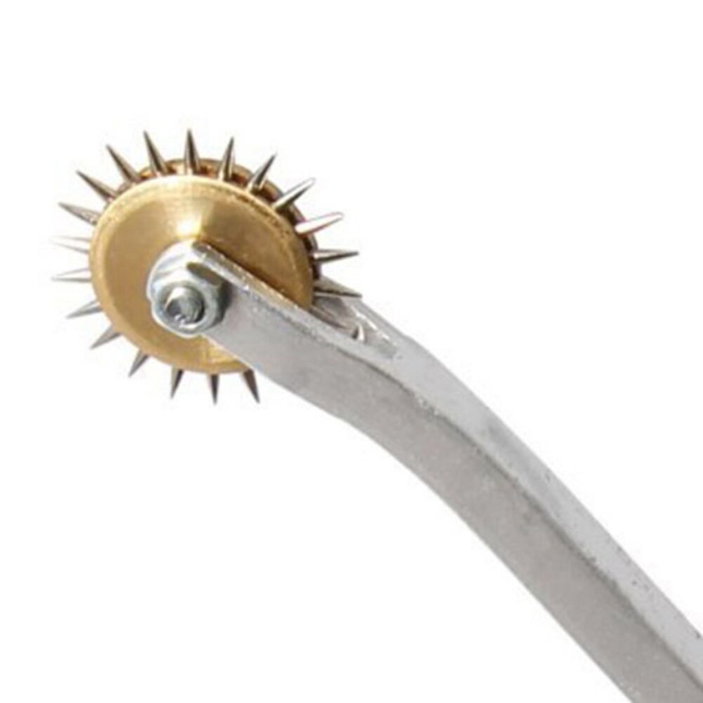 DIY Leather Craft Spacer Embossing Leather Punch Tool Scribing Wheel for Leather Craft Durable Leather Craft Spacer Working Tool