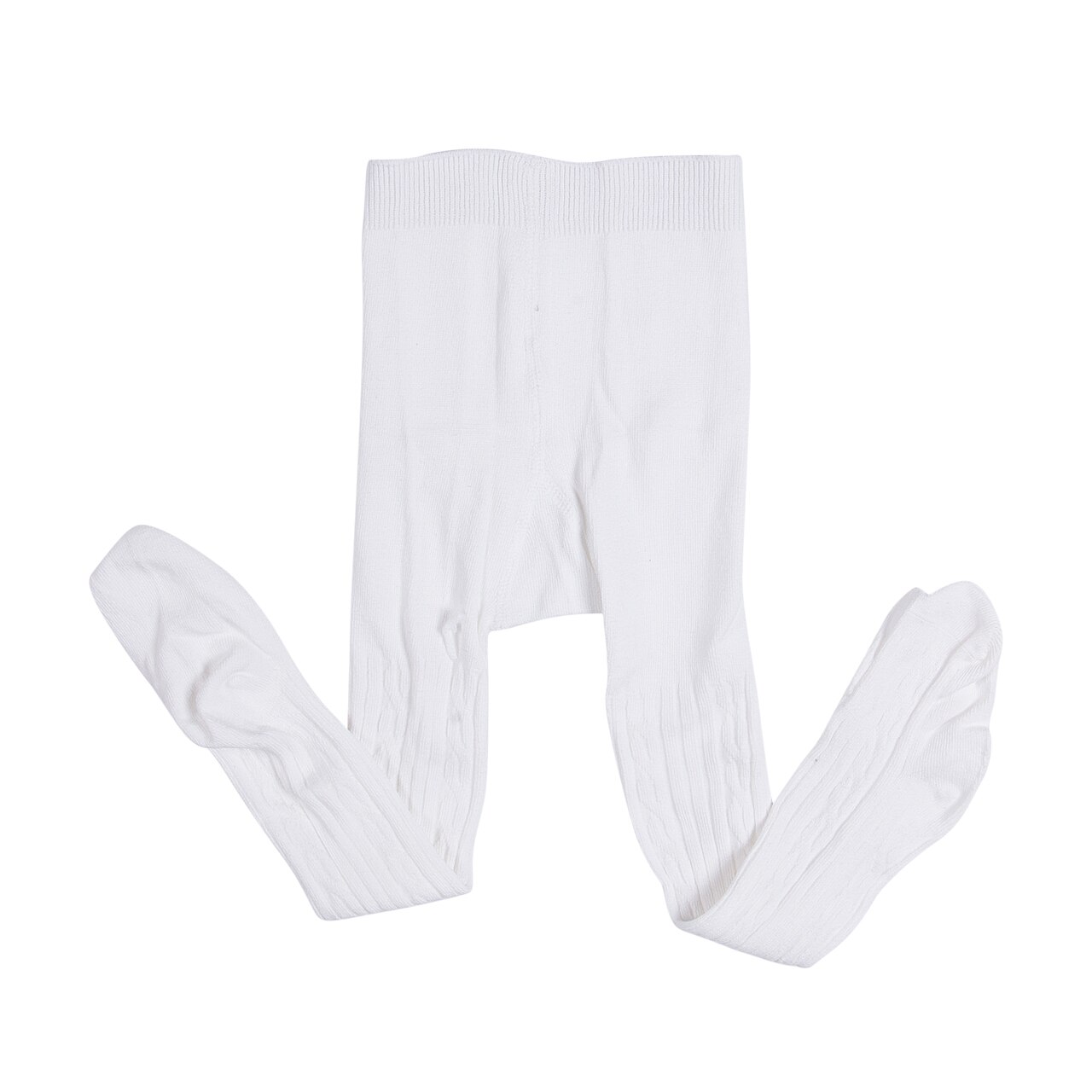 Baby Girls Tights Toddler Kids Solid Cotton Warm Stockings Leg Warmer Pantyhose Cute Pants Stockings: White / 12M