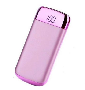 Realy 30000mah Power Bank External Battery PoverBank 2 USB LCD Powerbank Portable Mobile phone Charger for Xiaomi MI iphone X: Red