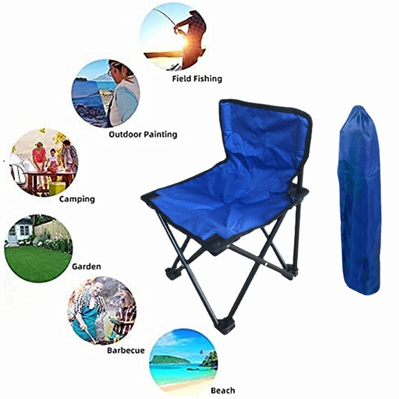 Tragbare Falten Camping Oxford Tuch Stühle Reise Freizeit Strand Angeln Stuhl für Garten Ich bin Freien