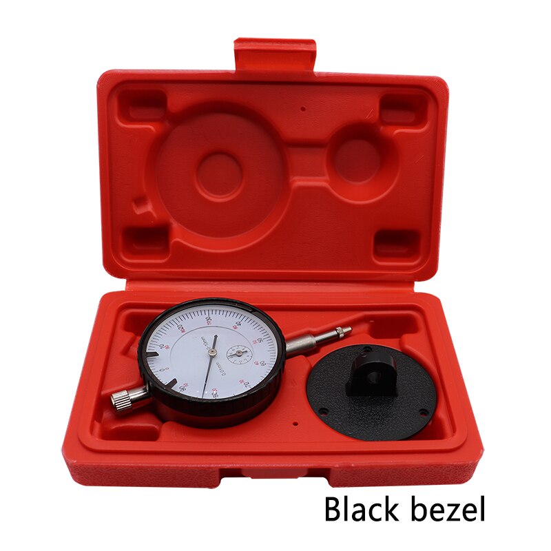 Accurate Dial Gauge Test Indicator Precision Metric with Dovetail Rails Mount 0-40-0 0.01mm Universal Measuring Instrument Tool