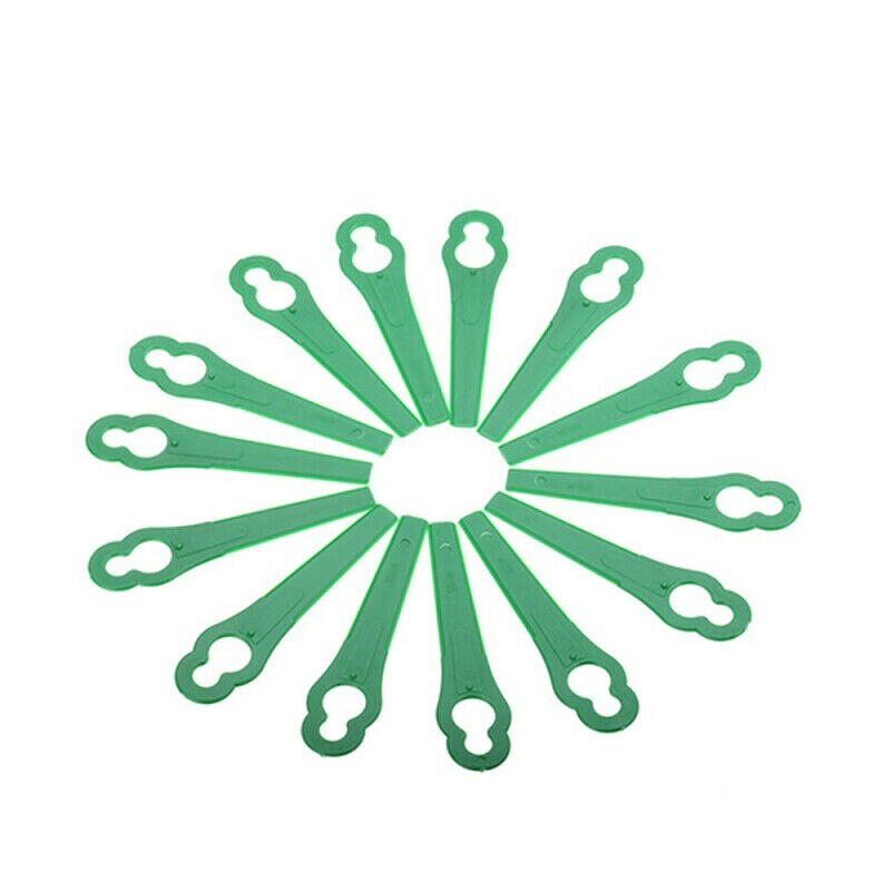 100Pcs Plastic Trimmer, Replacement Garden Lawn Mower for Grass Cutting Blade Garden Tool