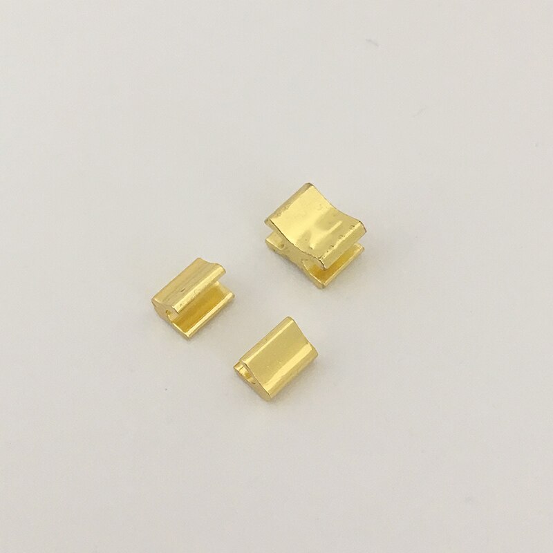 20sets Zipper Stopper Non-slip for 3# 5# 8# 10# Close-end Metal Zippers Zip Repair Kit Replacement DIY Accessories Tailor Tools: gold / 10#