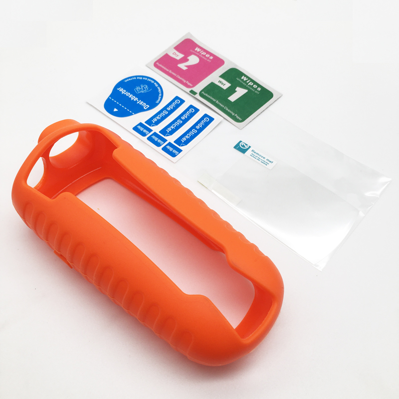 Funda protectora genérica de silicona para Garmin GPS Astro 430 320 220 900 con protector de pantalla Astro 320 para Alpha 50 ALPHA: Gris claro