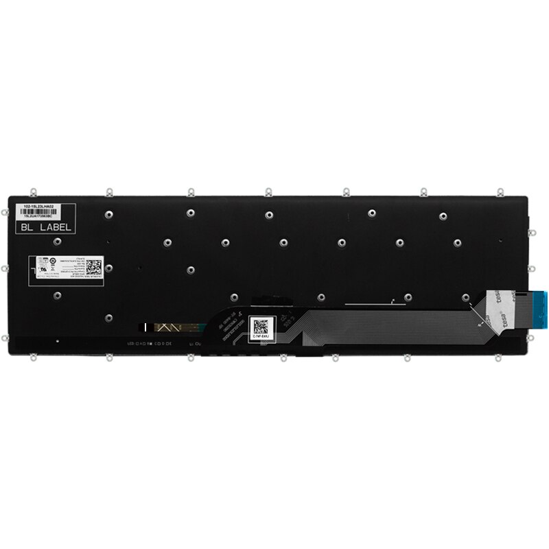 US laptop keyboard for Dell G3 15 3579 3779 G5 15 5587 G7 15 7588 keyboard layout blue/red Backlit