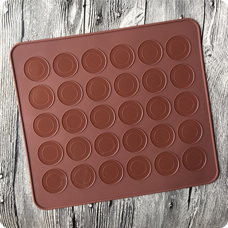 Siliconen macarons gebak oven bakvorm bakmat 30- holtes diy mal bakmat bakmatten