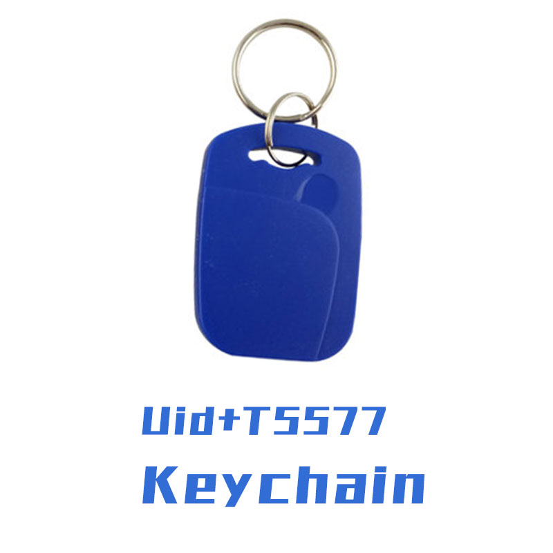 50 Pcs Rfid Smart Nfc Chip Card Uid 5577 Dual Frequentie Sleutelhanger 125 Khz EM4305 13.56 Mhz Kan Kopiëren Wissen de Toegang Kaart Herhaaldelijk: 10PCS-blue