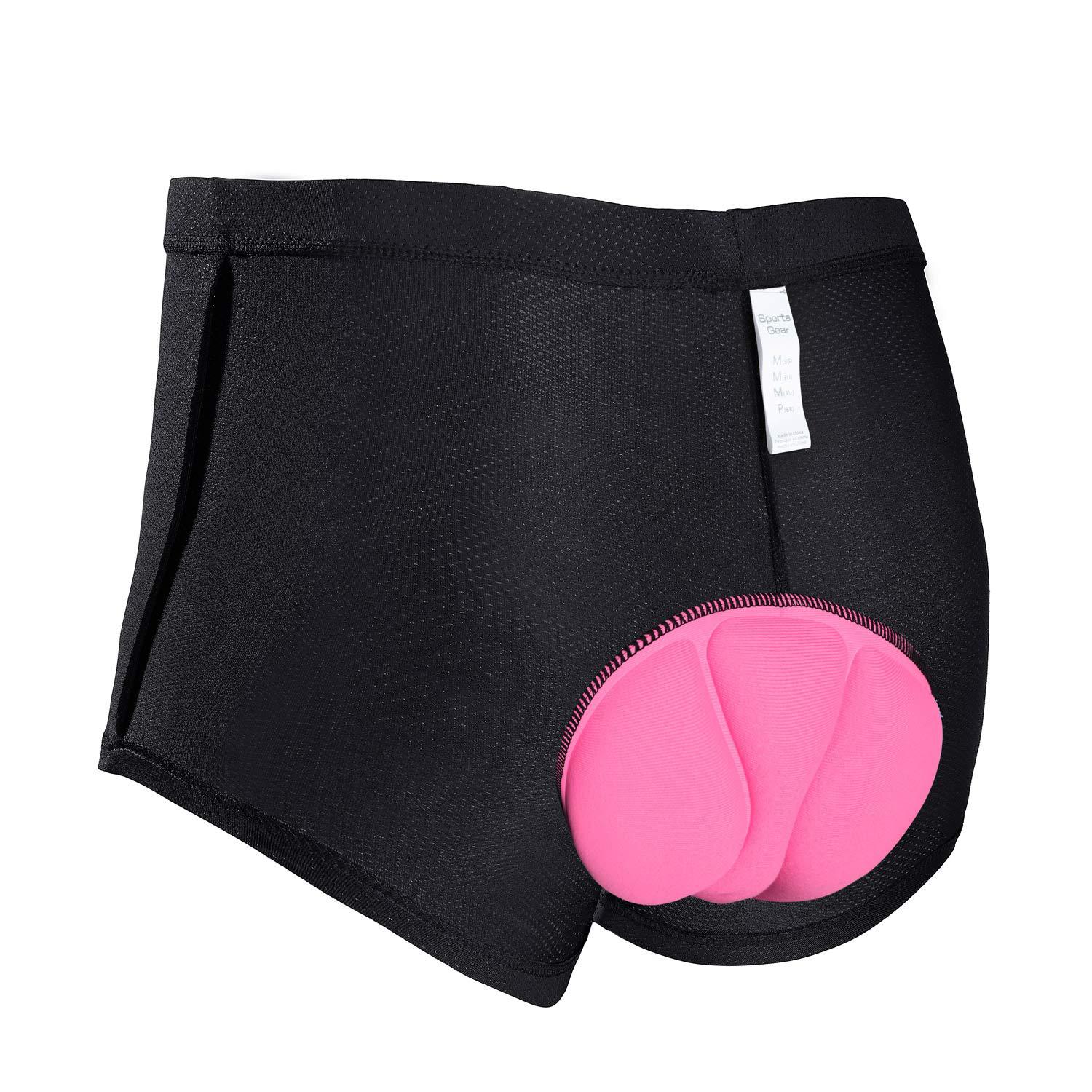 Men/Women Cycling Underwear Shorts 3D Padding Bicycle Bike Shorts Underwear Breathable Quick Dry Shorts cycling shorts women: for Women / M