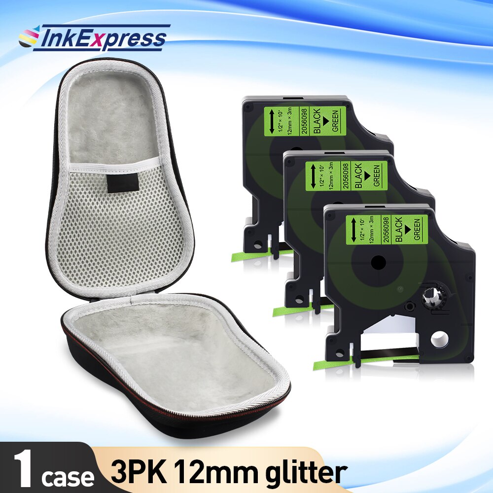 Przenośna drukarka do etykiet skrzynka dla Dymo LabelManager 160 280 drukarka etykiet COLORPOP EVA Box LM160 torba ochronna torba 45013 taśma: 1 Case-Set 21