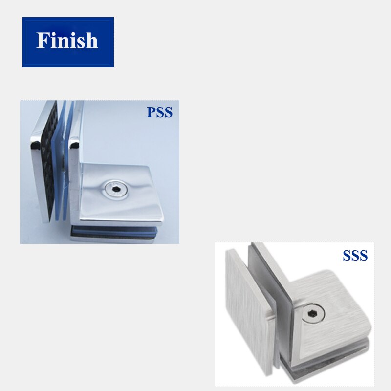 304 stainless steel 90 degree glass clip right angle fixed clip shower room hardware fittings door clip