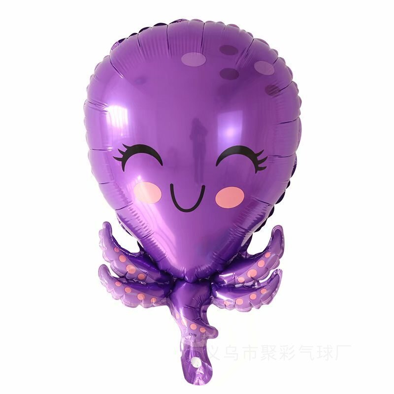 marine animal floating air balloon birthday party decoration balloon seahorse starfish cartoon balloon