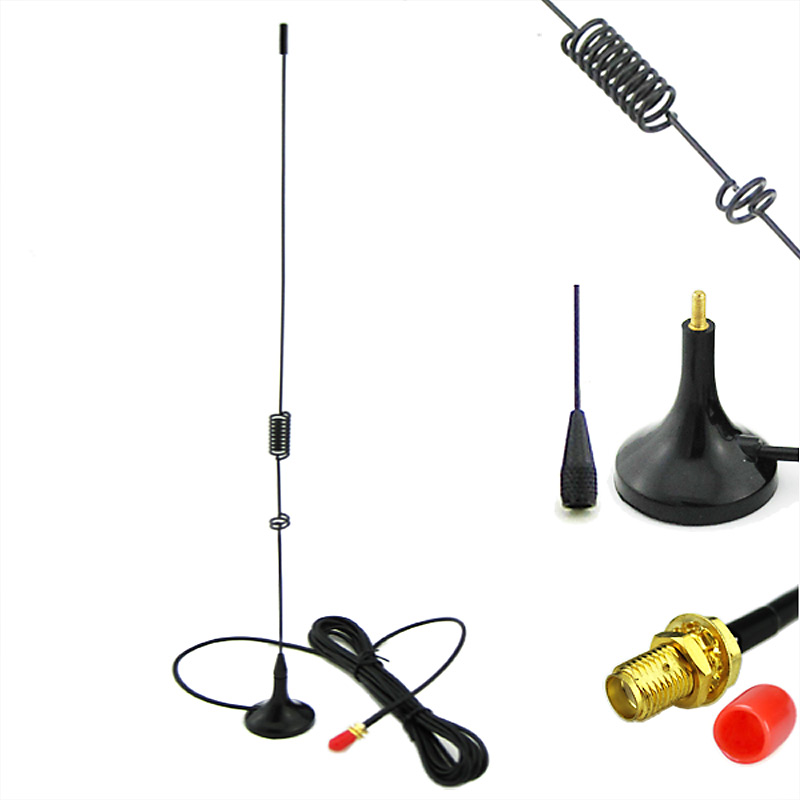 UT-106 Magnetische Sma-Vrouwelijke Auto Antenne Vhf Uhf Voor Walkie Talkie Baofeng Uv 82 UV-5R BF-888S GT-3TP GT-5 Ham radio Accessoires