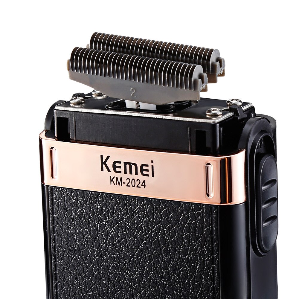 Kemei-afeitadora electrónica para hombre, dispositivo de Navalia para Barba, Afeitadora eléctrica Kemel Mans, máquina para Barbiar, Sheiver Keimei