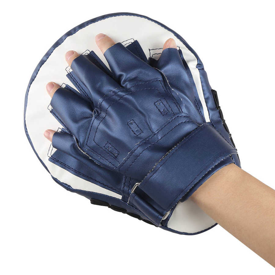 1pcs Boxing Hand Target MMA Martial Thai Kick Pad Kit Black Karate Training Mitt Focus Punch Pads Sparring Boxing Bags