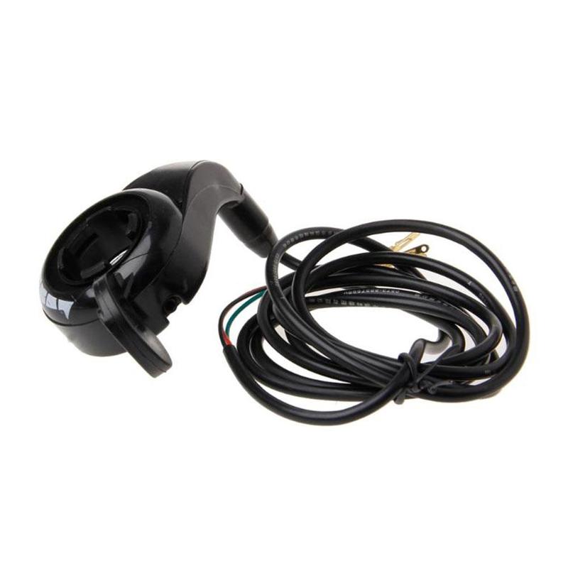 Gaspedaal Snelheid Controle Elektrische Fiets Plastic Metalen Thumb Throttle Scooter Accessoires Zwart Vervanging Praktische 3 Draad Grip