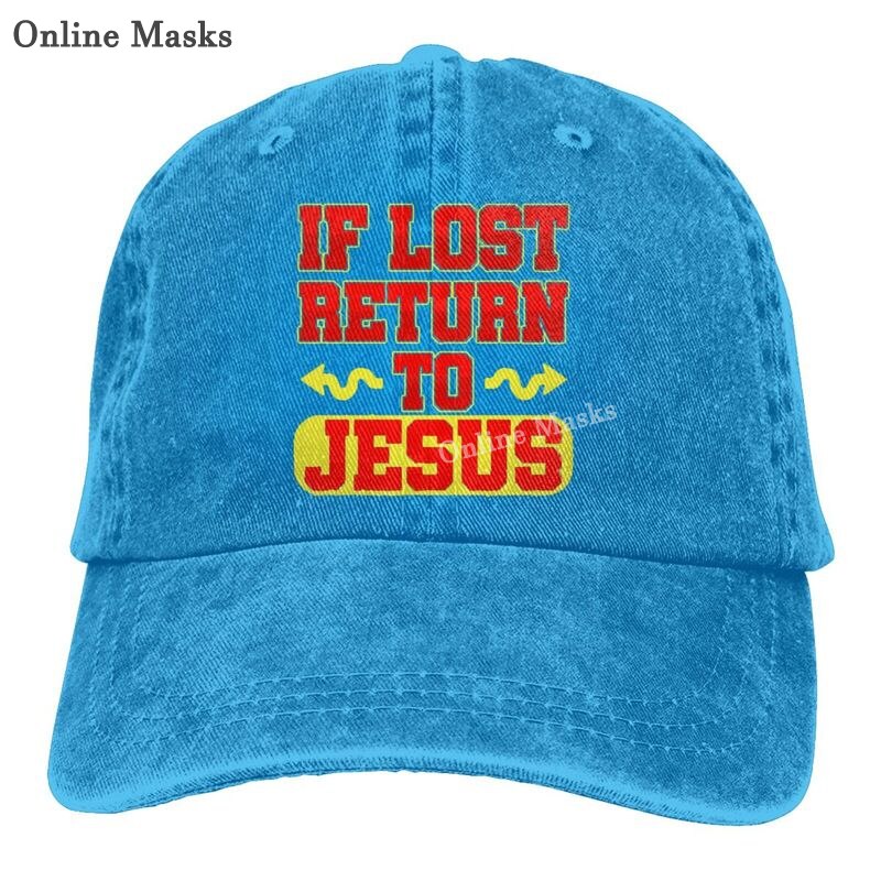 Denim Cap Jesus The Way The Truth The Life Baseball Dad Cap Adjustable Classic Sports for Men Women Hat