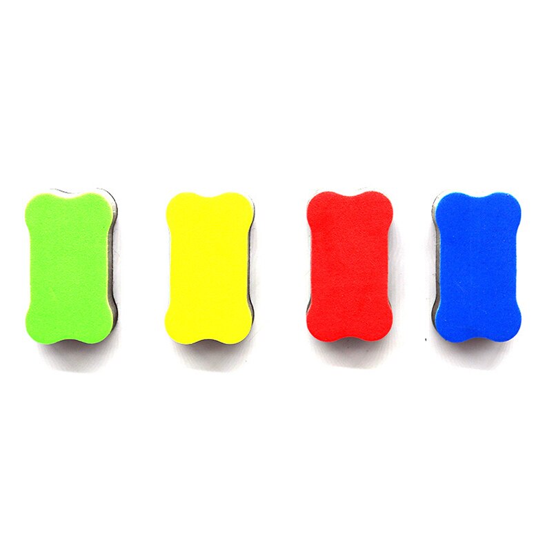 1 Pièces Mini Os EVA Éponge Magnétique Tableau Blanc Gomme Effaçable à Sec Marqueur Nettoyeur Craie Tableau Noir Essuyer École Bureau Fournisseur