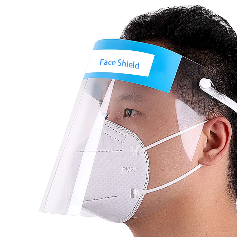 US Protective Full Face Shield Safety Isolation Visor Eye Face Protector Shield