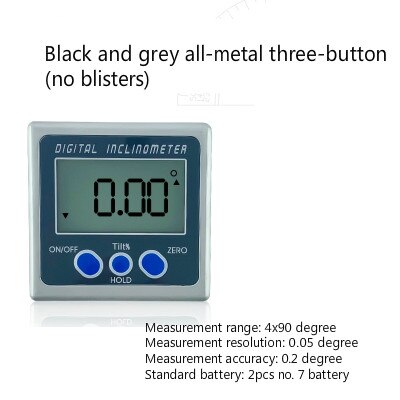 Electronic Digital Level Display Inclinometer Angle Gauge Meter Angle Measurement 360 Degree Magnetic Angulometer Angle Box: Type 12