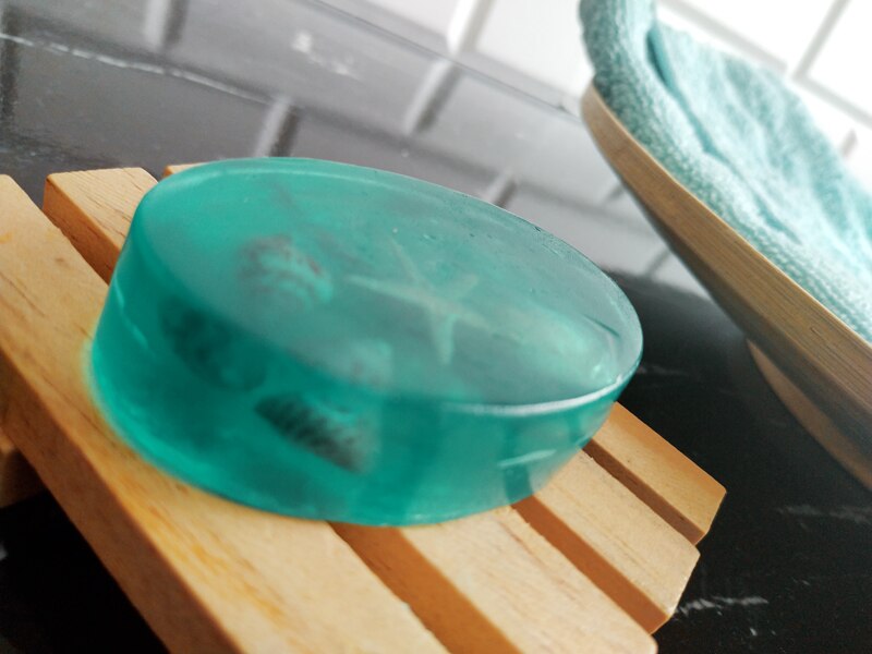 sea star and shell soap ocean themed handmade de... – Grandado