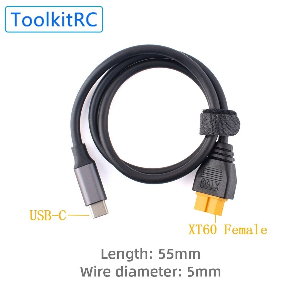 Toolkitrc M4 Pocket Dc 80W 5A XT30 XT60 Input USB-C Ingang/Uitgang Oplader Voor 1-4S lipo Batterij Snellader Functie