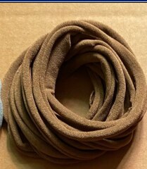 30pc/lot Super Soft Non-Marking Nylon Headbands Children Girls kids DIY headband Nude Baby Headbands Girl Nylon Headband: brown