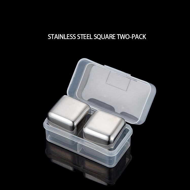 Rvs Ice Cubes, Herbruikbare Chilling Stones Voor Whiskey Wijn, Houd Je Drankje Koud Langer Ijs Deeltjes: 7