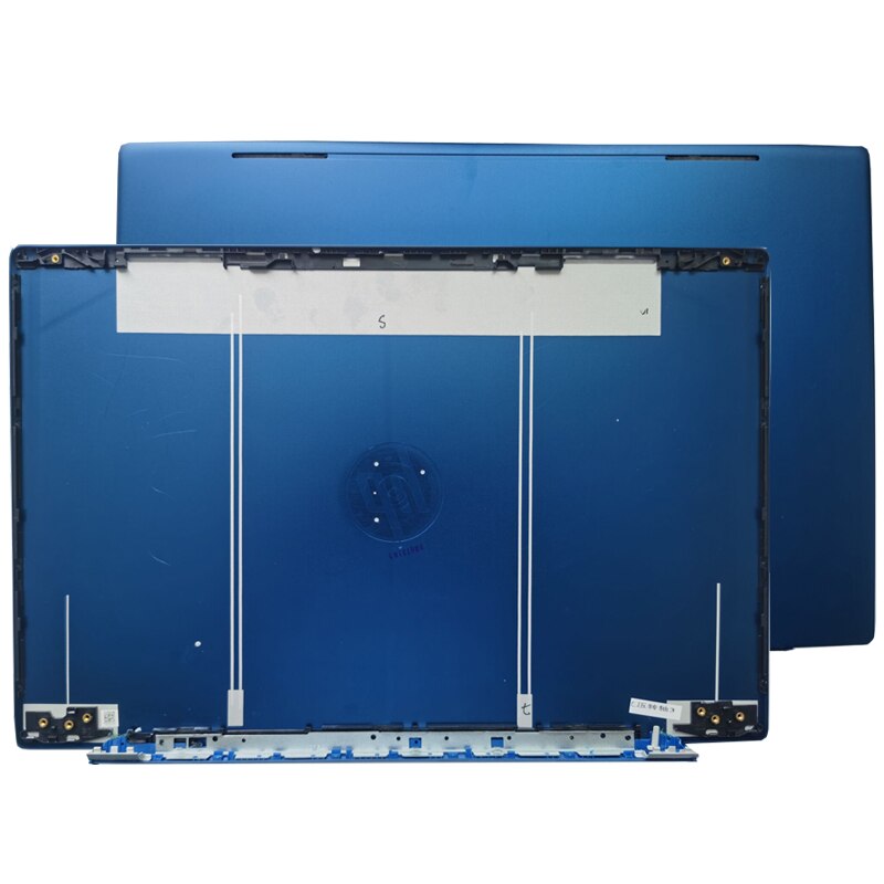 Tapa trasera para portátil HP Pavilion 15-CW 15-CS, TPN-Q208, cubierta trasera LCD, bisel frontal, bisagras, L &amp; R, novedad: blue A shell