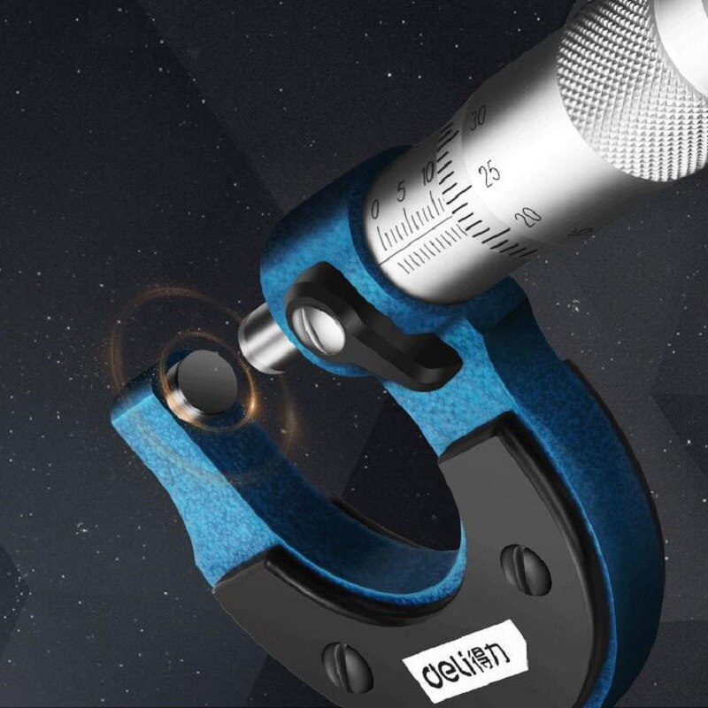 Micrometers Micrometer Measuring Tool Micro Meter 25 50 External Outside Machine Shop Tools Thread 0.001 0-25mm Gauging