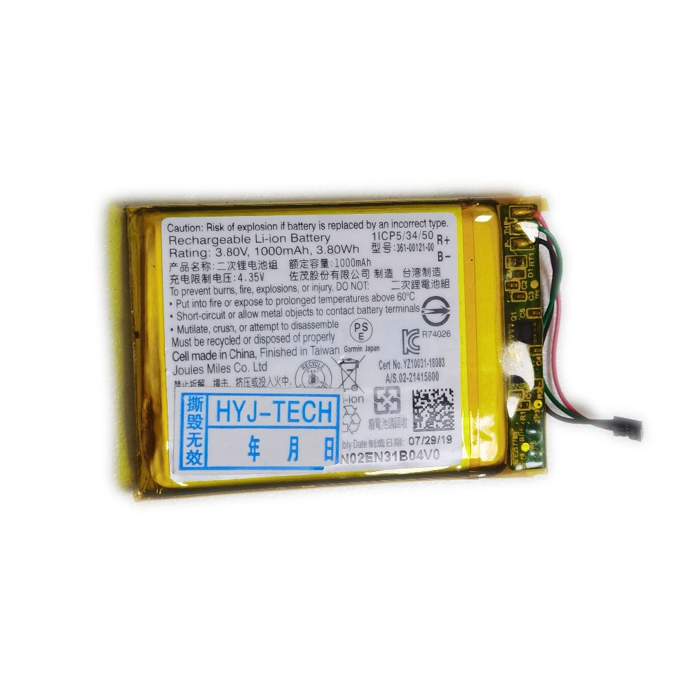 Batterie Li-ion pour GARMIN Edge 130/Edge 530/Edge 830 GPS indicateur de vitesse 180mAh remplacement de la batterie d'origine