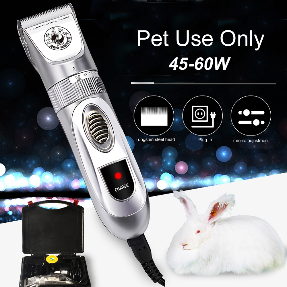 60W Pet Trimmer Scissors Dog Cattle Rabbits Shaver High Power Horse Grooming Electric Hair Clipper Cutting Machine