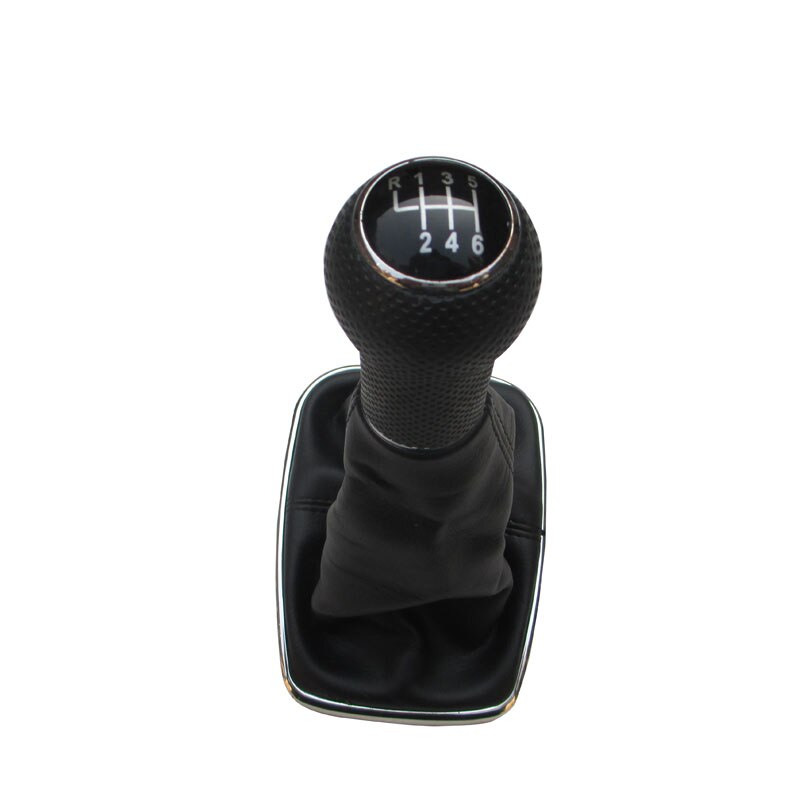 12mm 5 / 6speed Car Gear Shift Knob For VW BORA JETTA 4 GTI MK4 GOlf 4 1999 2000 - 2005/ Seat Leon Car Styling: chrome 6speed