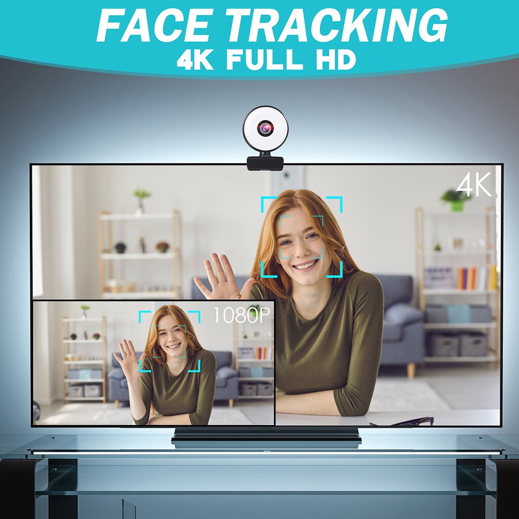 Webcam 1080P Camera USB Built-In Microphone Full High Definition Web Camera USB Plug&amp;Play for Computer Live Broadcast