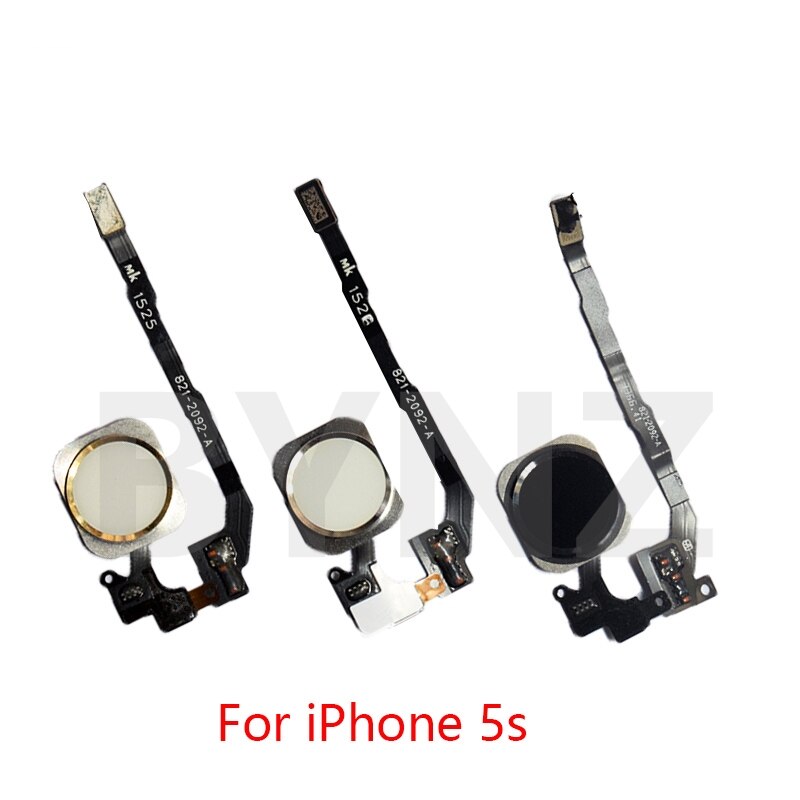 100% Super 1pcs Home Button with Flex Cable for iPhone 5 5C 5S 6 6Plus 6s plus 7 7Plus Home button Flex Assembly