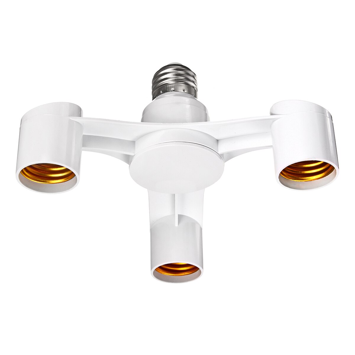 3 In 1 E27 Licht Lampe Birne Adapter Konverter Splitter Lampe Halter Konverter LED Glühbirne Adapter Kupfer Kontaktieren Adapter